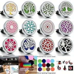 1pc Refillable Car Air Freshener Perfume Diffuser Clip, Auto Air Vent Car Interior Accessories, Car Aromatherapy Diffuser