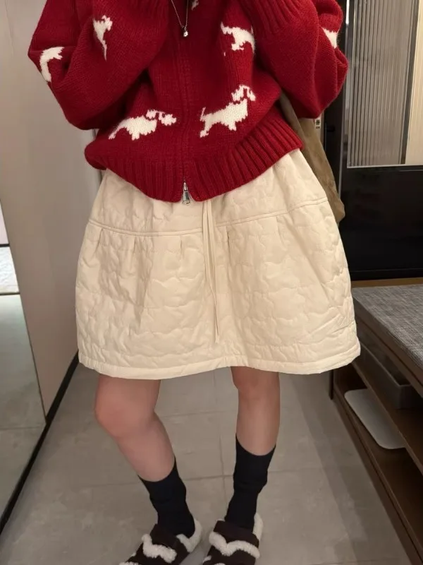 

Юбка А-силуэта больших размеров из хлопка с цветными вставками, женская, осенне-зимняя, модная, фактурная, скрывающая недостатки фигуры, длинная юбка