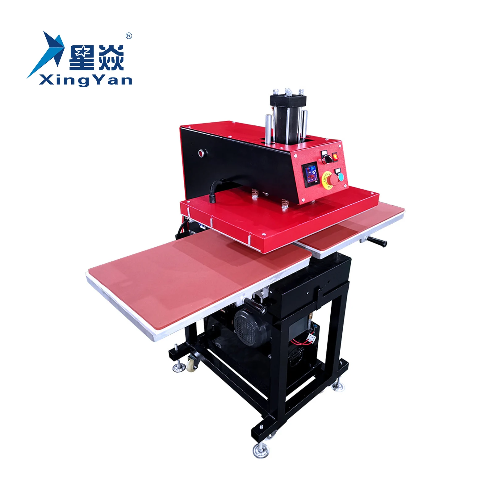 

Xingyan Wholesales 50*60cm Hydraulic Double Stations Heat Press Machine Automatic Sublimation Heat Press For T-shirts Printing