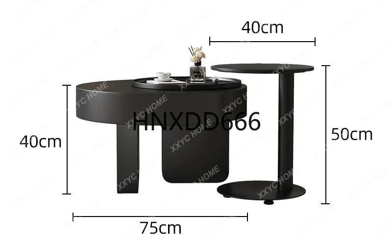 

Круглый журнальный столик для гостиной, дома, небольшой квартиры, мобильный вращающийся журнальный столик