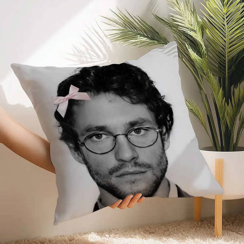 أنا مجنون ويل G-Graham كيس وسادة قصير أفخم طباعة غطاء الوسادة مربع رمي وسادة تغطي أريكة ديكور المنزل