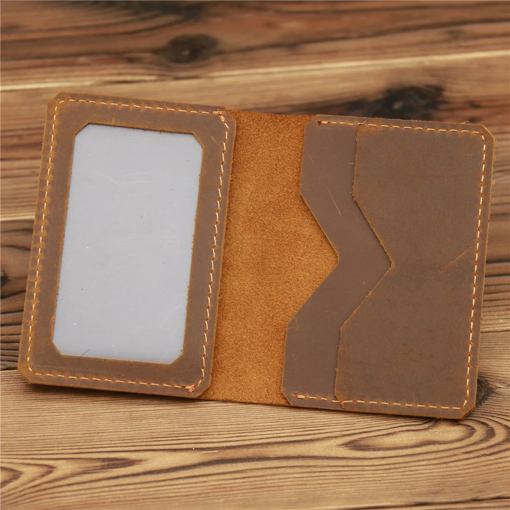 Fashion Men's Leather ID Credit Card Holder Wallet Coin Purse Business Slim Money Pocket Case Multi-card Card Holder