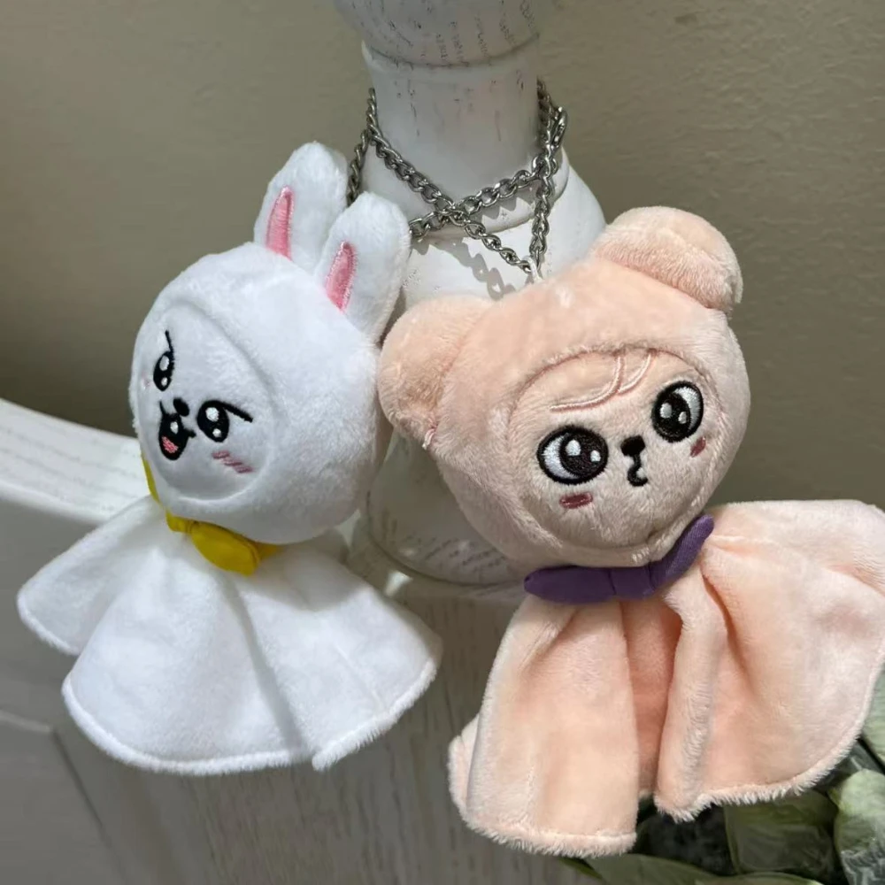 

SKZOO Plush Keychain STAY Stray Children's Doll Han Zhicheng Magic School Bean Eye Cloak Cloak Doll Children's Birthday Toy