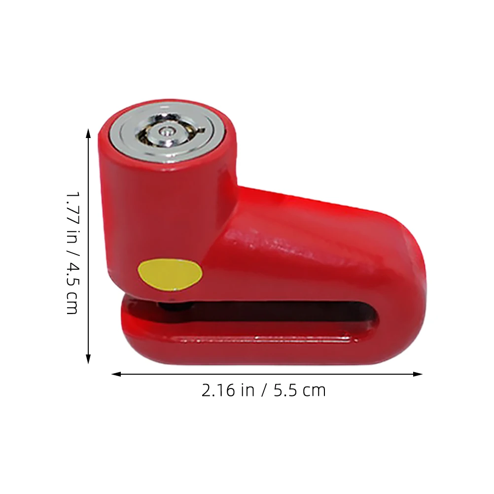 

2pcs Mini Disc Brake Lock Heavy Duty Bike Motorcycle Security for Disc Brakes Scooter Wheel Lock Stylish Compact Anti Theft