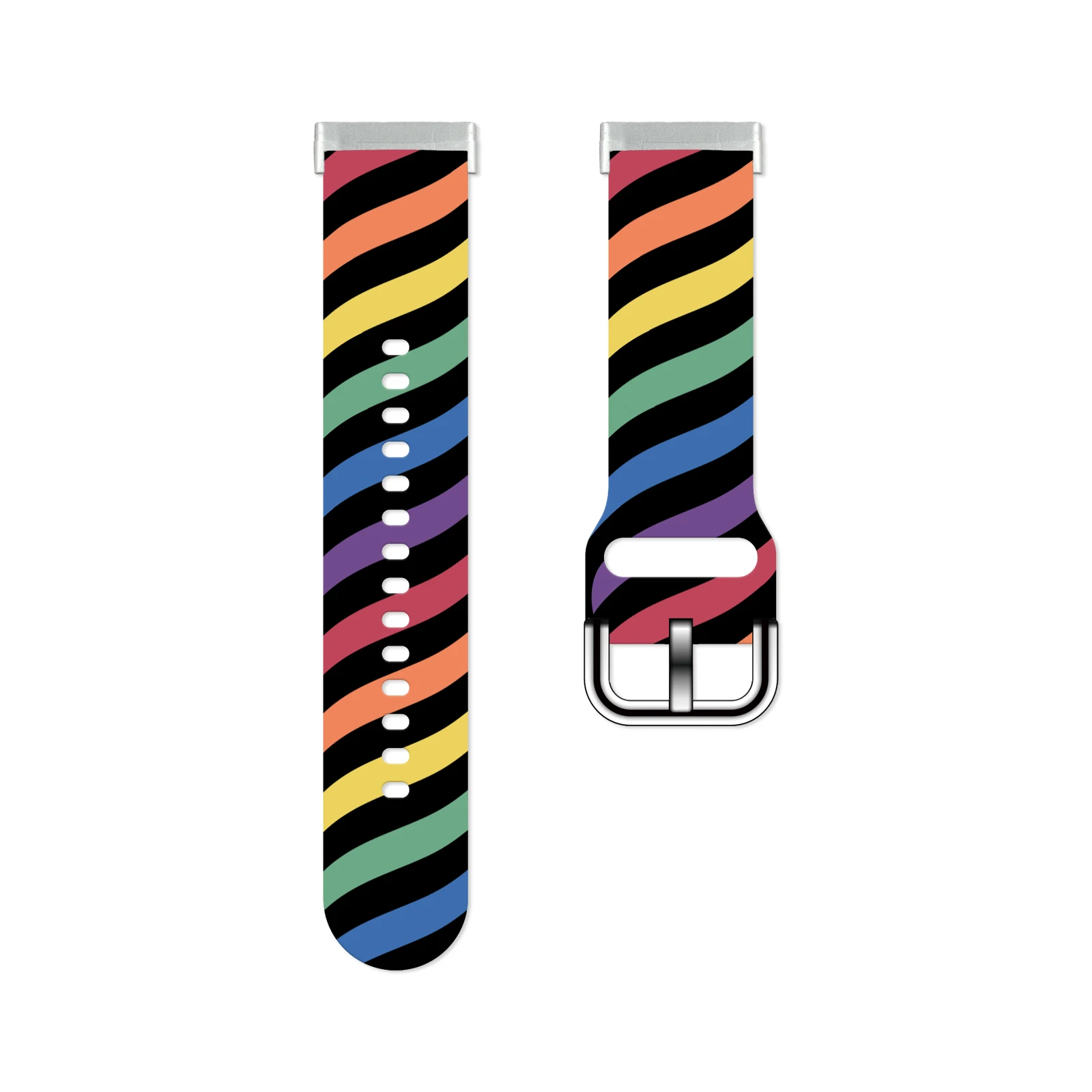 

Wavy Pattern Printed Strap for Fitbit Sense 2 1 Watchband Replaceable Bracelet for Versa 4 3 Watch Band for Women as a Gift