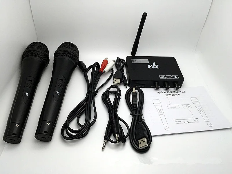 Imagem -05 - Karaoke sem Fio Microfone Mic Player Ktv Echo System Digital Sound Audio Mixer Singing Machine