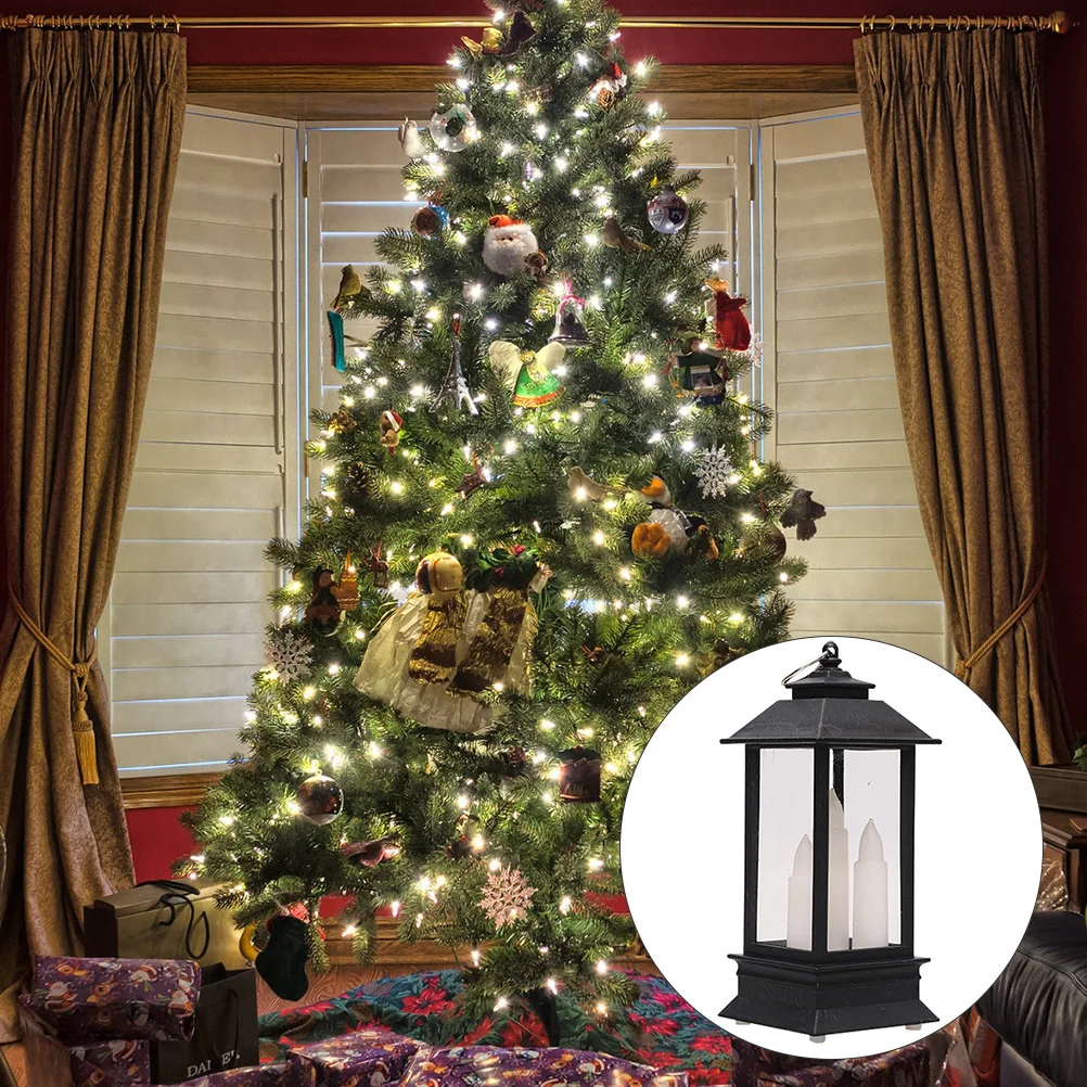 ไฟประดับตกแต่งคริสต์มาสแบบจำลอง 1 ชิ้น พร้อมตะขอแขวน สำหรับตกแต่งงานปาร์ตี้และบ้าน