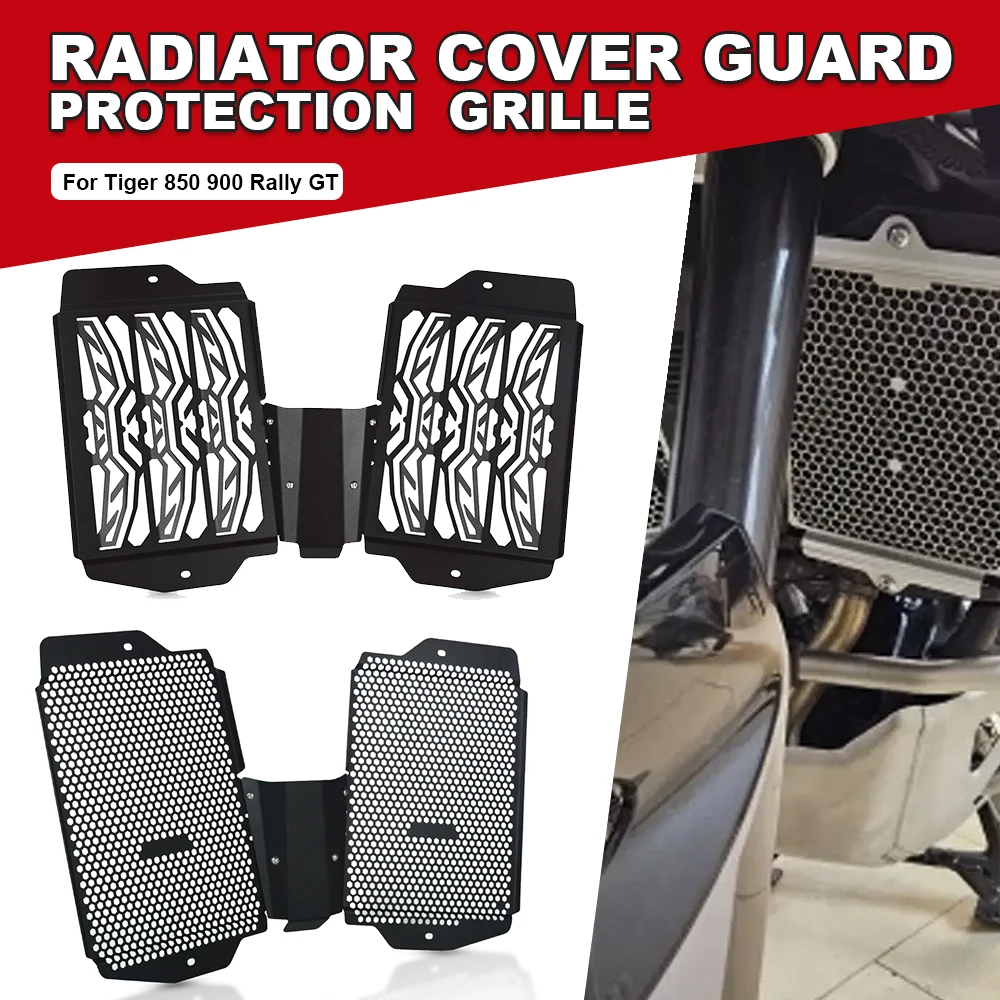 

Для Tiger 900 Rally GT Pro Tiger 850 Sport 2020 2021 2022 2023 2024 Защита радиатора мотоцикла Защитная крышка кулера двигателя