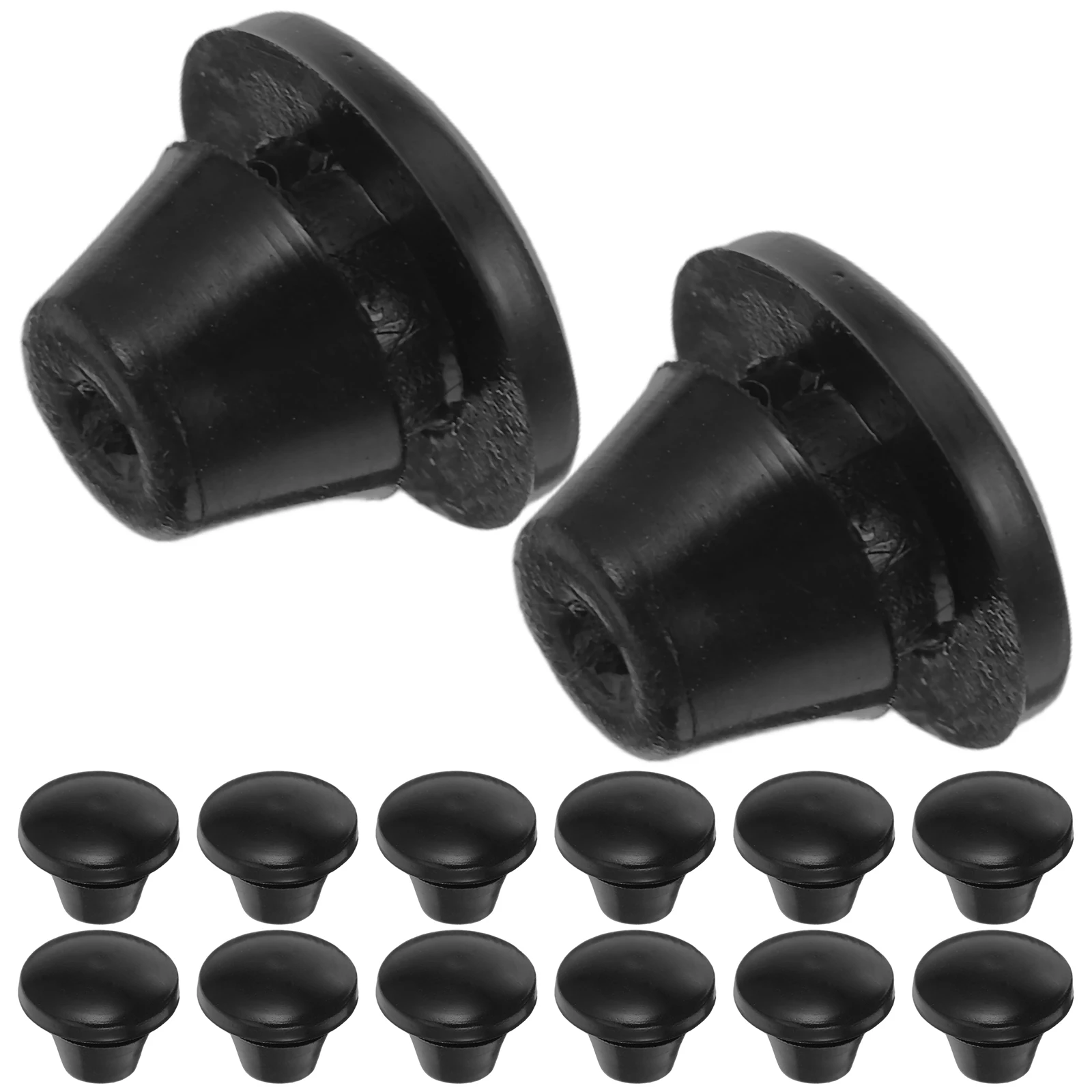 

20Pcs Rubber Foot Mat Plugs Wear-Resistant Industrial Sealing Plugs Anti-Collision Hole Stoppers for Leakproof Protection