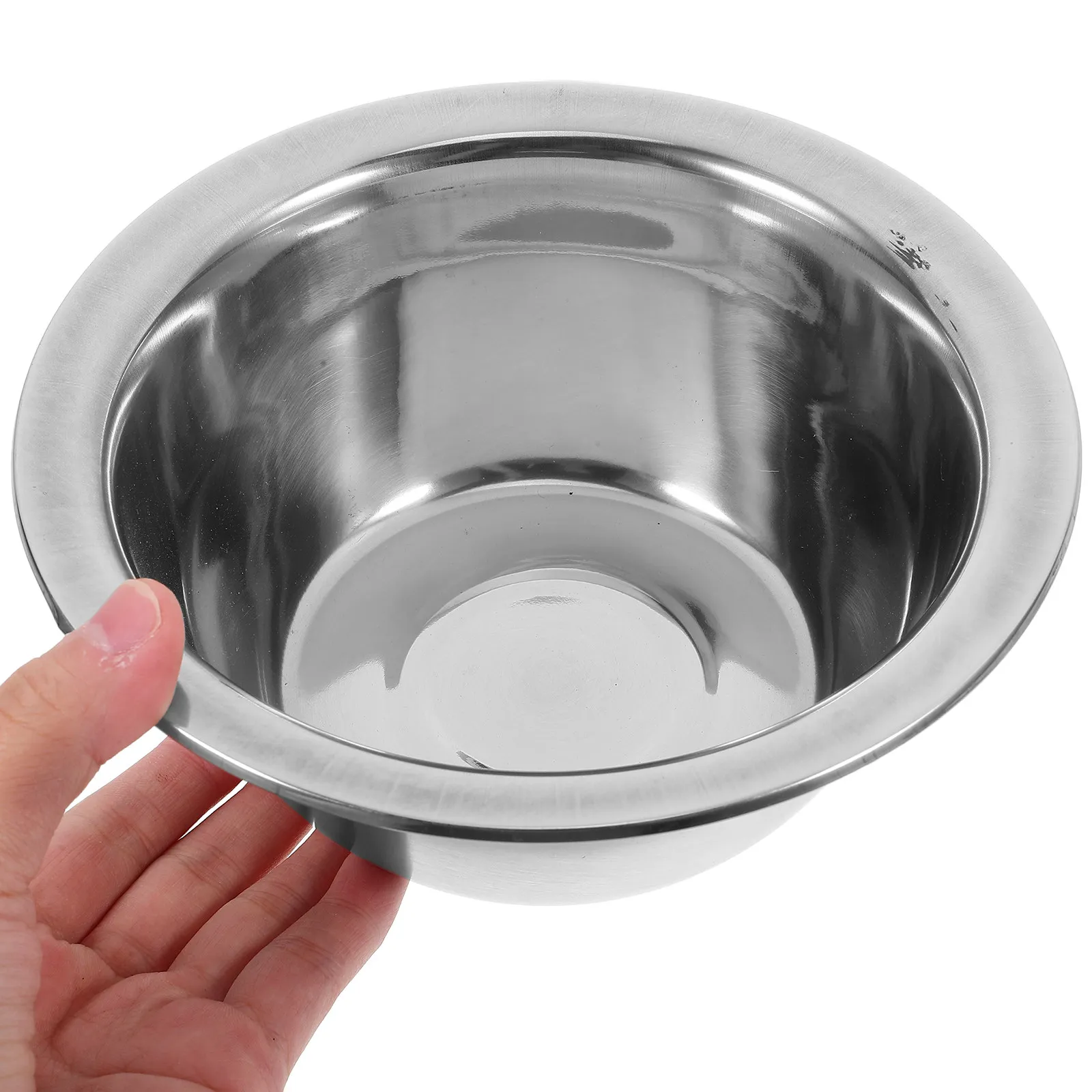1Pcs Stainless Steel Mixing Bowl for Baking Cooking Food Storage Serving Dessert Fruit Snacks Porridge Rice Dishwasher Safe