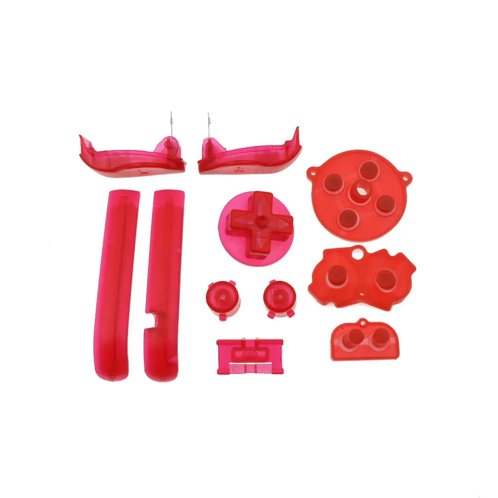 1Set For Gameboy Advance GBA Replacement Plastic D Pads A B Power ON OFF Full Set Button & Conductive Rubber Keypads - view 6