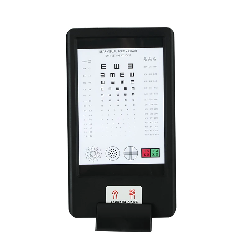 Proximity with Eye Chart Eye Chart Multi-function LED Lithium Battery Charging Presbyopia Eye Chart Double-sided Visual Standard