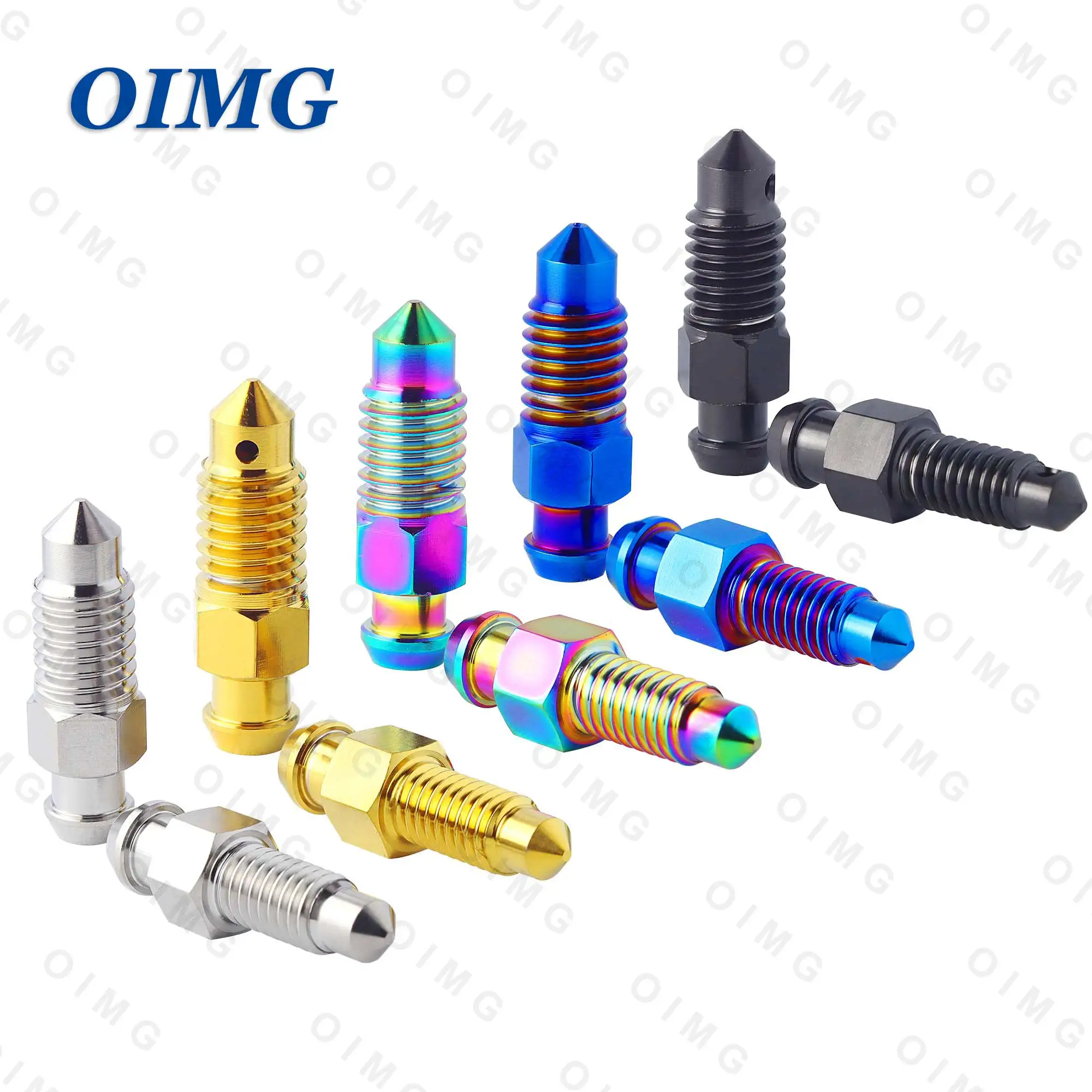 

Motorcycle Brake Caliper Bleed Titanium Bolt M6 M8 M10 Screw For Brembo Deflation Oil Drain Exhaust Bleed Nipple Banjo Bolt