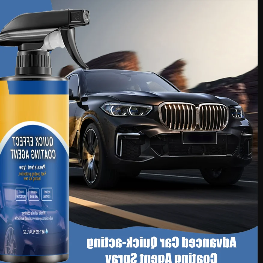 

Advanced Car Coating Spray Quick Effect Coating Spray 120ml Coating Agent Spray High Protection Quick Car Scratch Remover