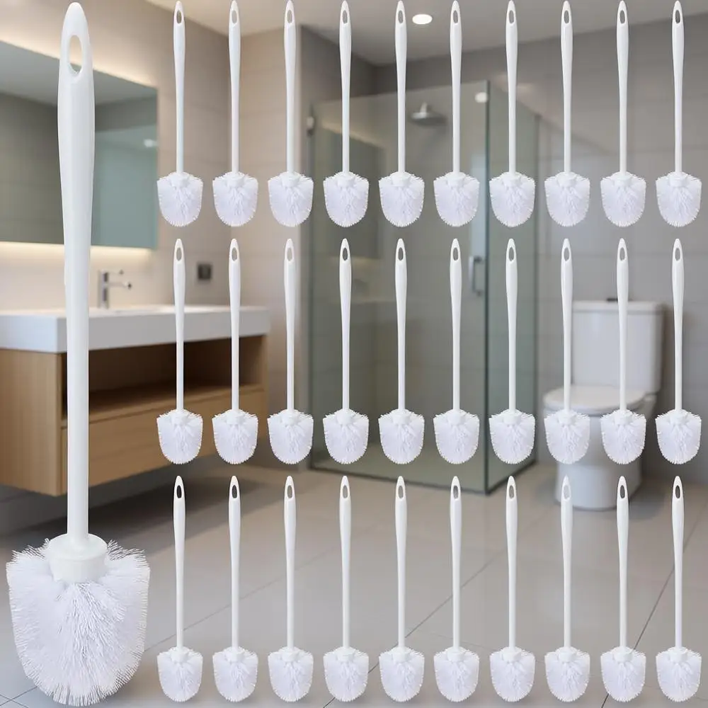 

30 Pcs 14.2 Inch Heavy Duty Toilet Bowl Cleaning Scrub, Long Scrubber for Bathroom Supplies