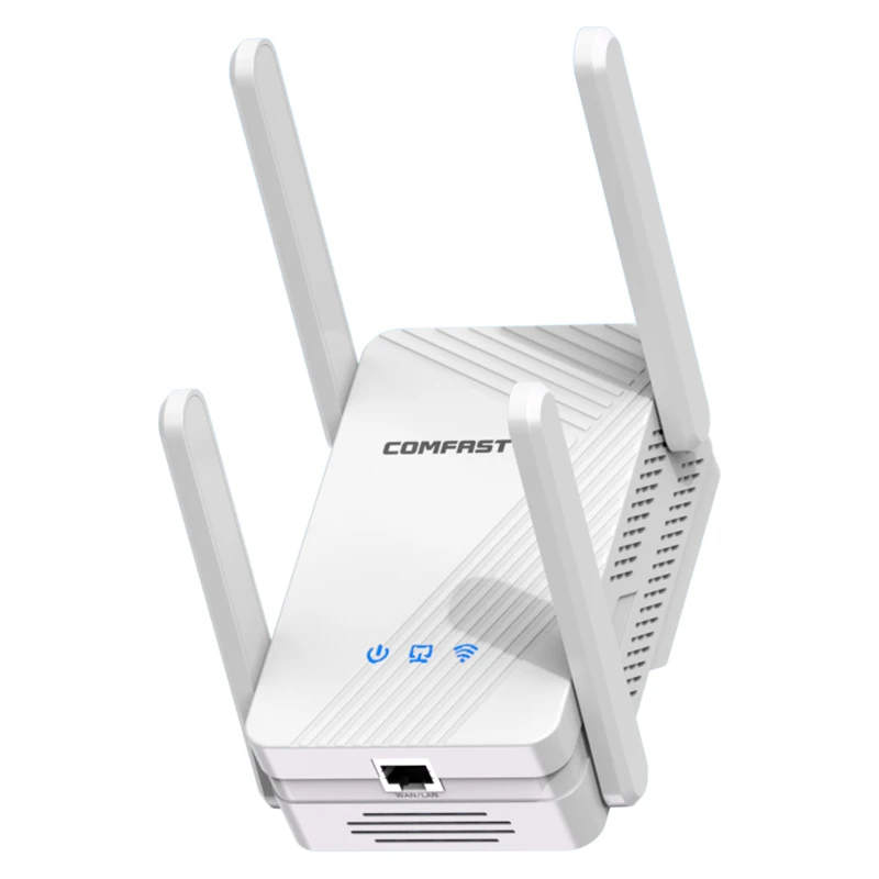 Comfast BE3570 เครื่องขยายสัญญาณไวไฟ 3570Mbps ตัวขยายสัญญาณไวไฟ 2.4G/5G เครื่องขยายสัญญาณไวไฟ 4*5dBi เสาอากาศ ตัวขยายสัญญาณไวไฟ WPS/รีเซ็ต 802.11be