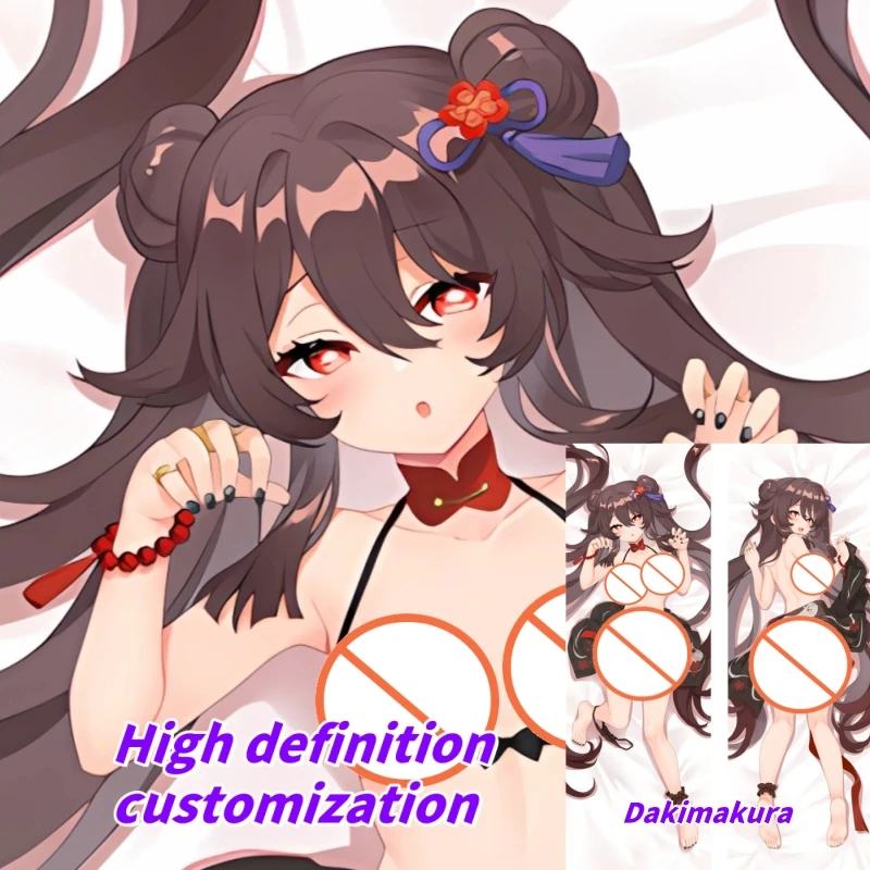 

Dakimakura Anime Pillow Case Genshin Impact Hu Tao Double-sided Print Of Life-size Body Pillowcase Gifts