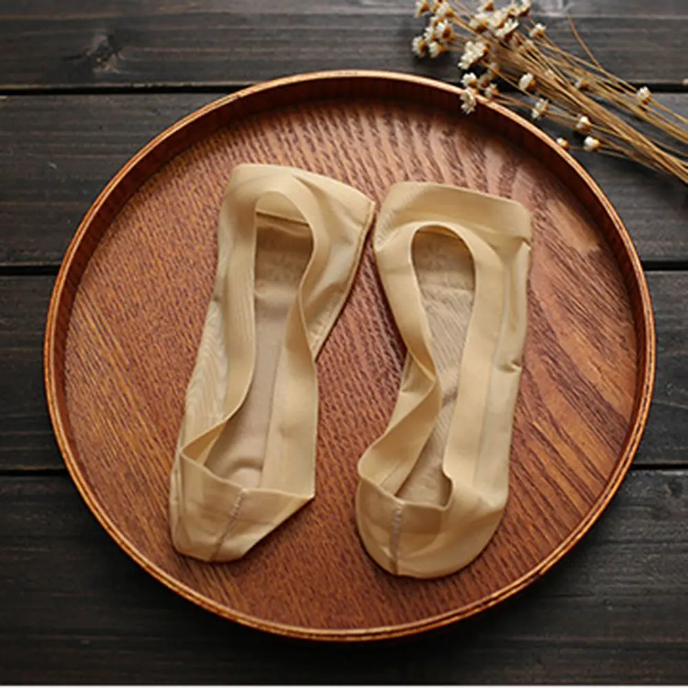 

Lady Ice Silk Toe Socks Socks Boat Socks Fish Mouth Socks Invisible Version