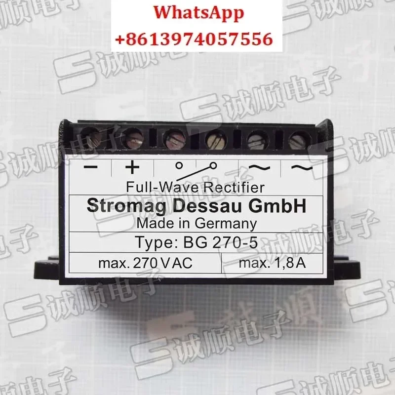 

Full Wave Rectifier Type: BG 270-5 max.270VAC max.1,8A