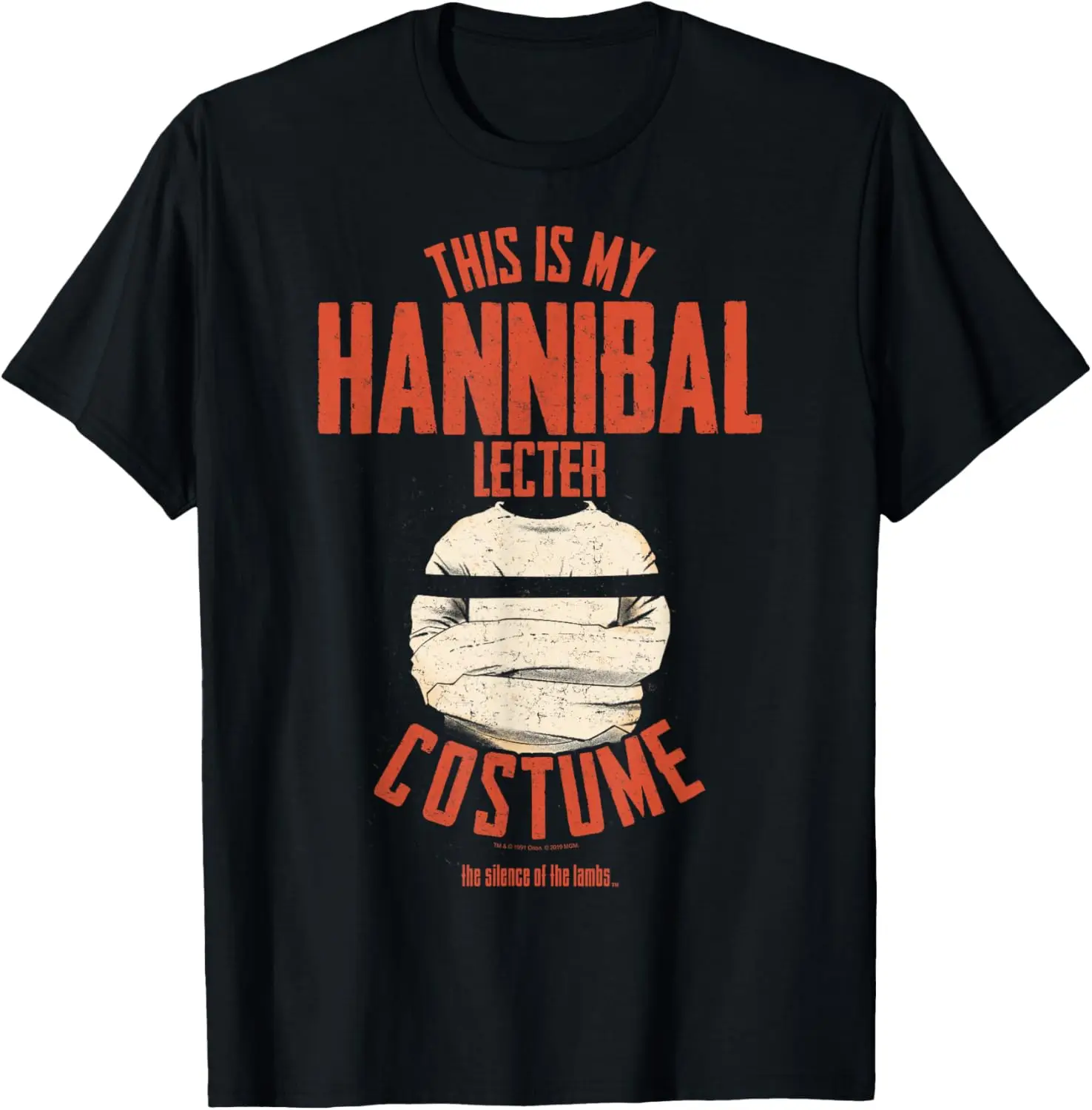 The Silence Of The Lambs Hannibal Lecter Costume Text T-Shirt