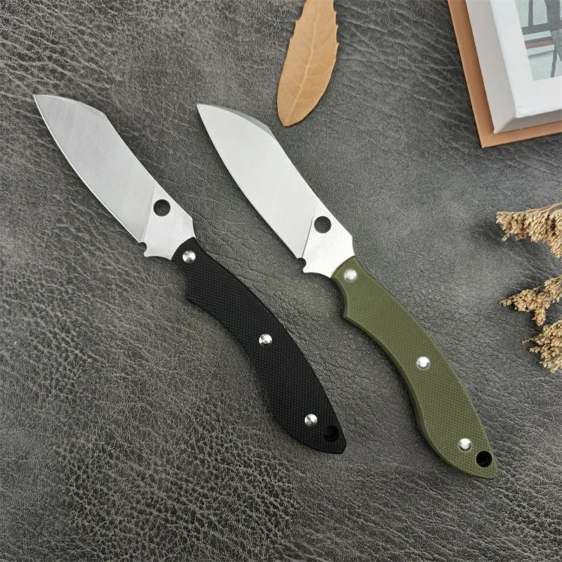 2 Colors Outdoor Hunting STOK Fixed Blade Knife with Kydex D2 Blade G10 Handle Camping Survival Rescue Knives EDC Pocket Tools