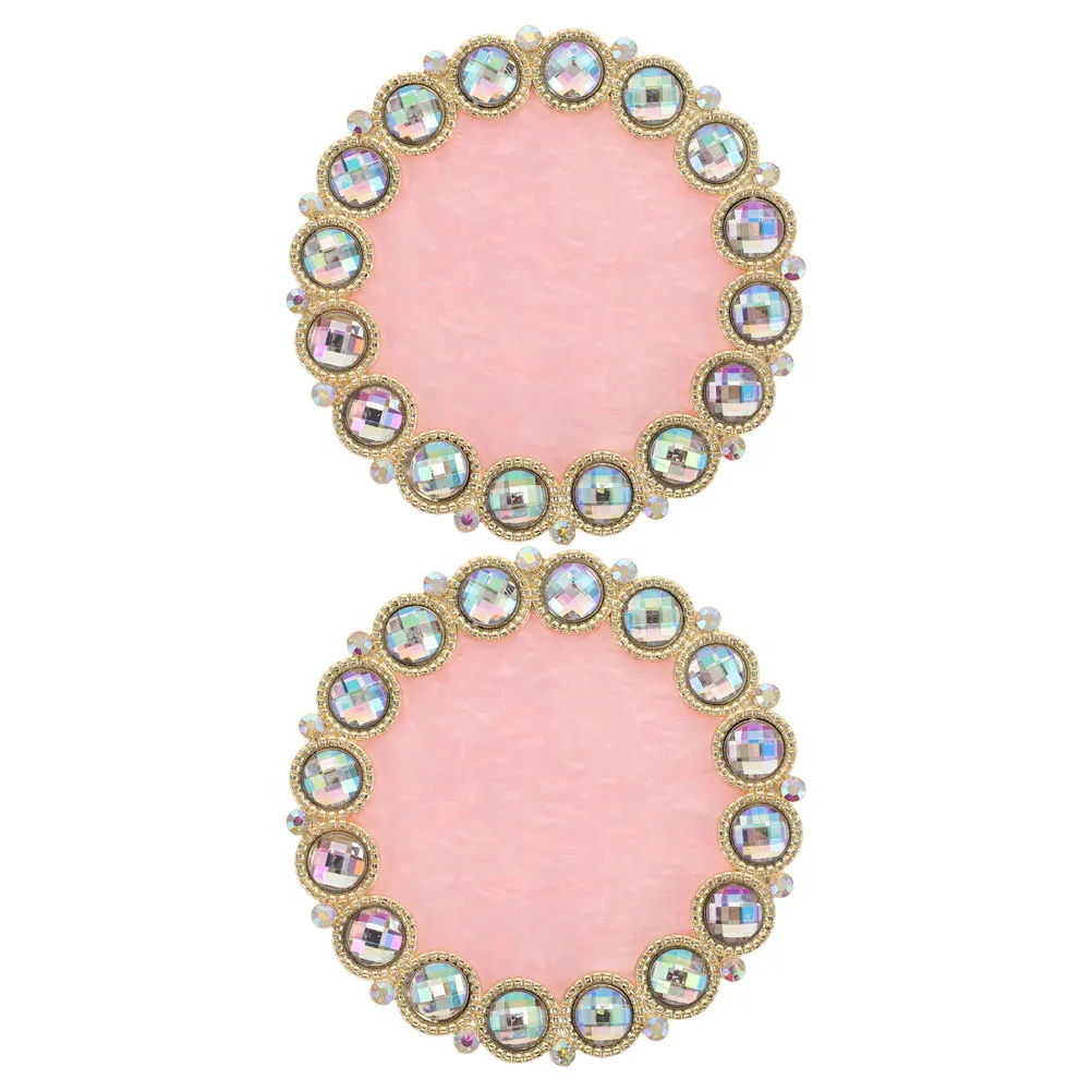 2 قطعة لوحة خلط طلاء الأظافر الراتنج تصميم أنيق مدمج للفنانين ومستلزمات الصالونات لوحة طلاء الأظافر #4