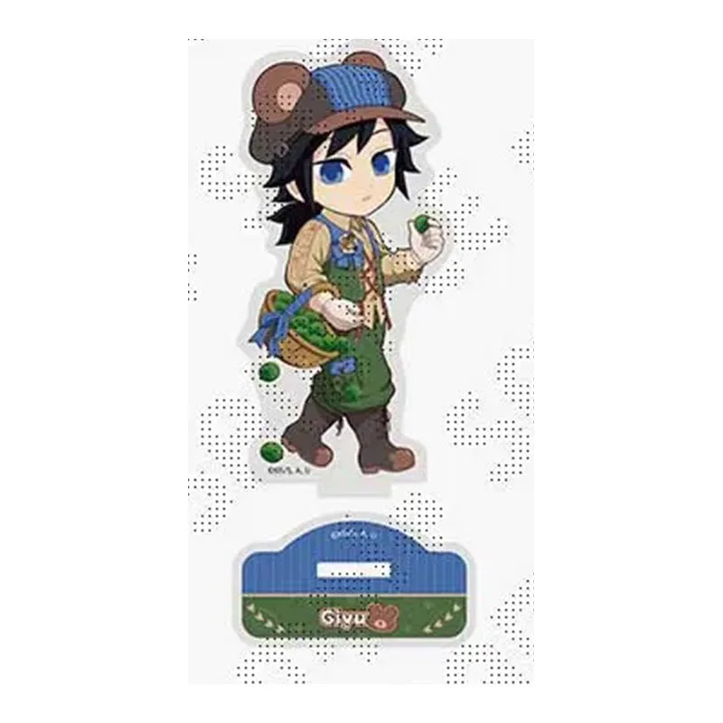 7 سنتيمتر/2.76in شيطان القاتل Ufotable Akimatsuri الاكريليك حامل 2025 أنيمي الأجهزة الطرفية عرض سطح المكتب الحلي هدية عيد ميلاد لصبي #4