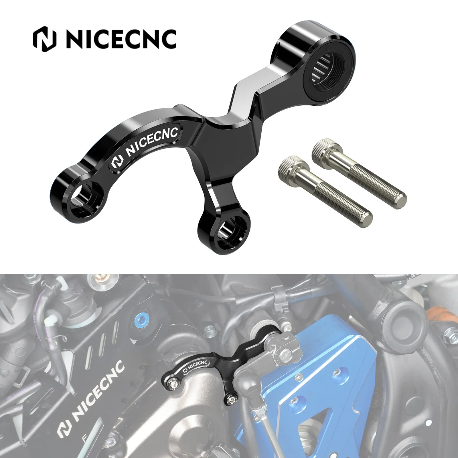 NICECNC Gear Shift Support For YAMAHA Tenere 700 MT07 2019-23 Anti Snap Shift Stabilizer Premium Aluminum Motorcycle Accessories