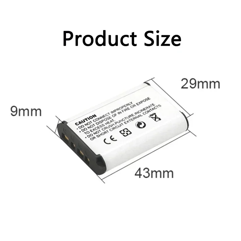 Rechargeabl Camera Battery 1600mAh  for Sony NP-BX1 FDRX3000R RX100 M7 M6 AS300 HX400 HX60 WX350 AS300V HDR-AS300R FDR-X3000