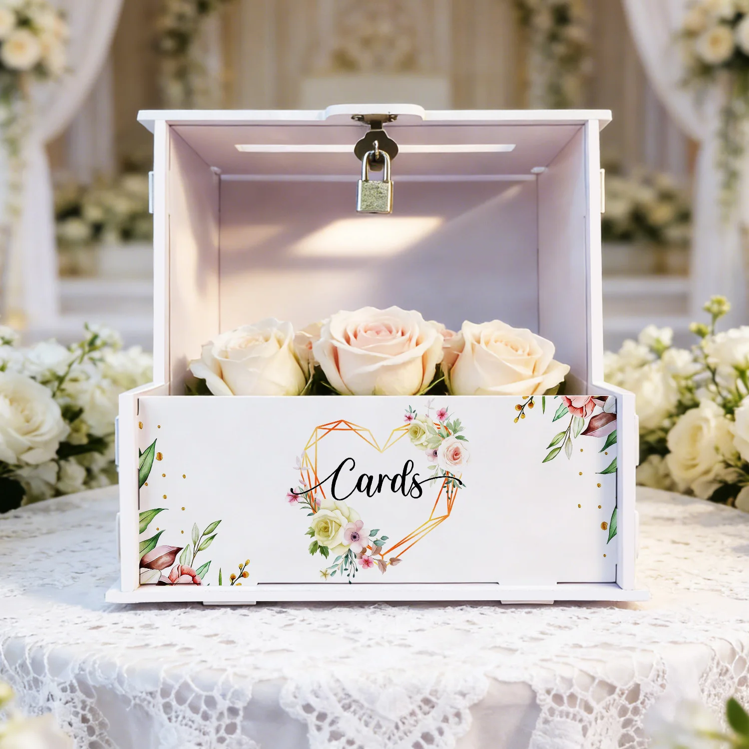 صناديق بطاقات زفاف بيضاء من ال - مراجعة Wedding Favor Box وسعره