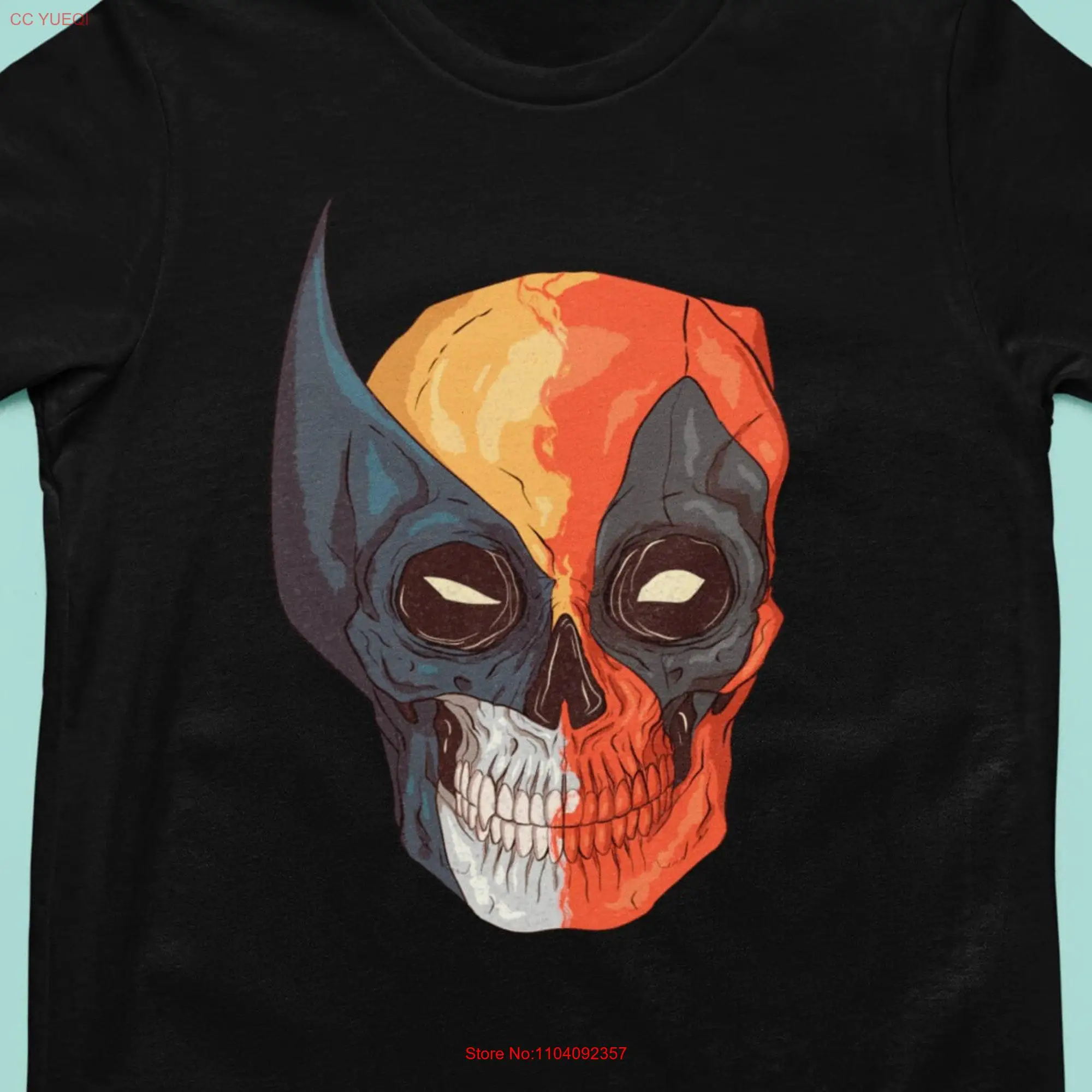 Mutant Chaos Skeleton T Shirt Claws vs Comedy Coffee Lover Fierce Hero Fun Halloween Dual Heroic Inspired