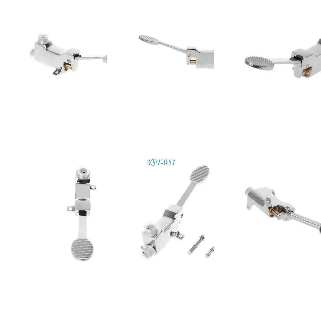 

E15A Bathroom Basin Faucet Switch Control By Floor Foot Pedal Valves Copper Single Cold Tap Hospital Hotel Pedal Water Faucet