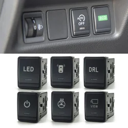 1PC Car Power on off DRL LED Light Music Button Steering Wheel Heating Switch with Wire for Nissan Teana Sylphy Qashqai X-TRAIL