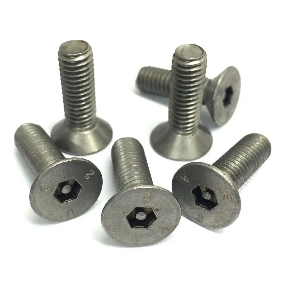 

50pcs M5 Torx Flat Head Pin Screws Anti-Theft Security Bolts Stainless Steel Grade 304 for Electronic Products