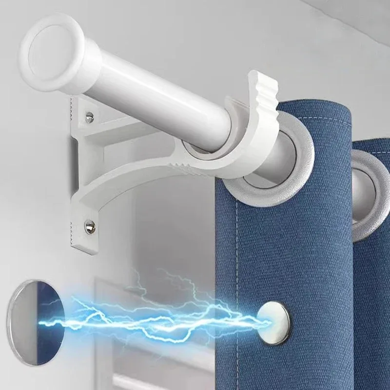 1/30Pairs الستار المغناطيس إغلاق مع التصحيح ذاتية اللصق إبقاء الستار مغلقة الحمام غرفة نوم المغناطيسي حجب الضوء مشبك