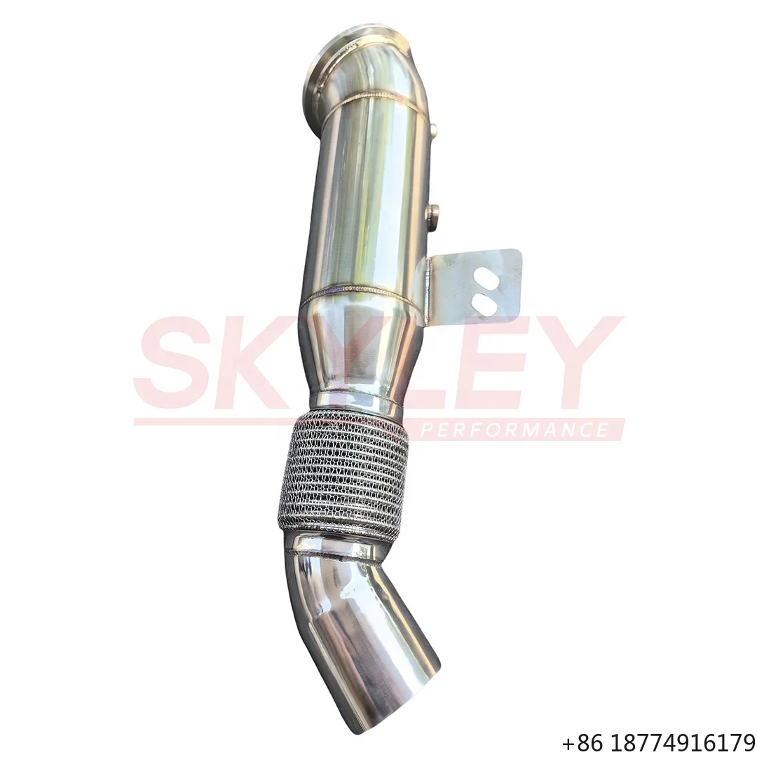 

B58 Downpipe Exhaust B58 Down Pipes for BWM F30 M340i M440i M540i M740i M140i M240i Stainless Steel 4.5''