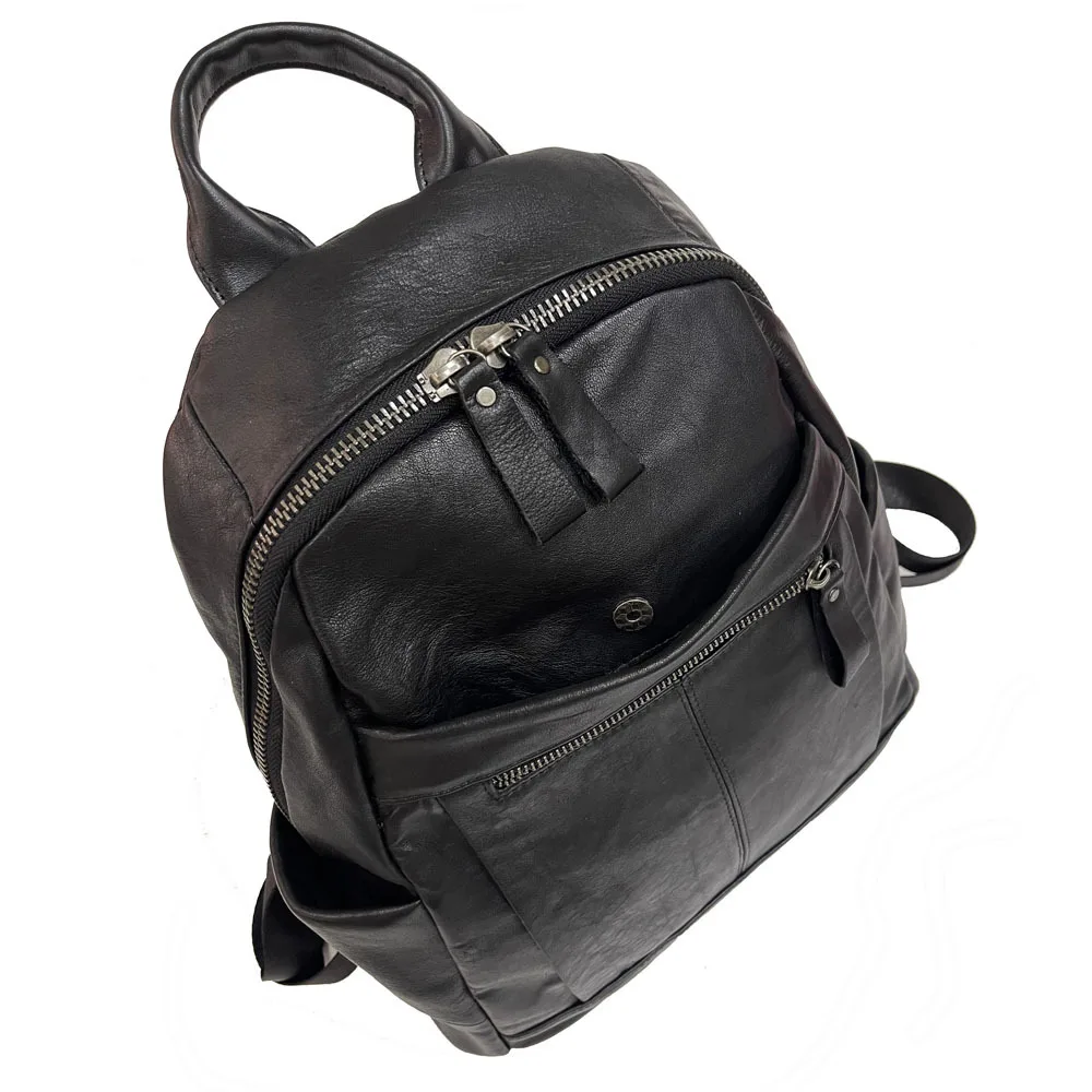 2024 New Women Soft Leather Backpack