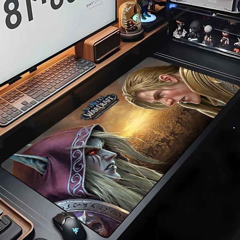Computer Accessories W-world of Warcraft Gaming Mouse Pad Xxl Game Mats Desk Mat Anime Office Laptop Mousepad Pc HD Customized