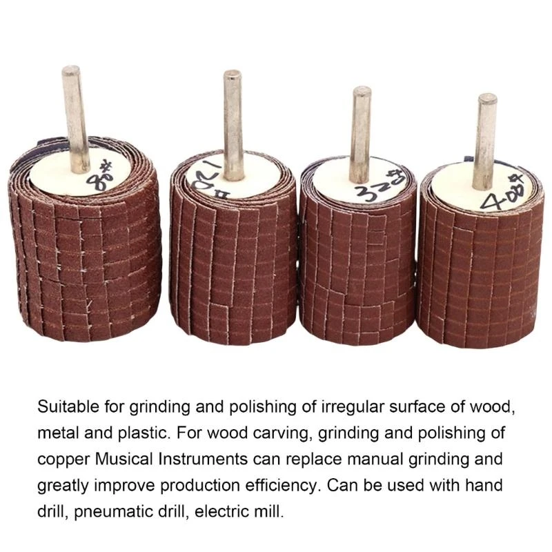 

Effective Flap Sander Rollers Sanding Mop Sturdy Cylindrical Sanding Rollers Perfect For Wood Carving And Metalwork