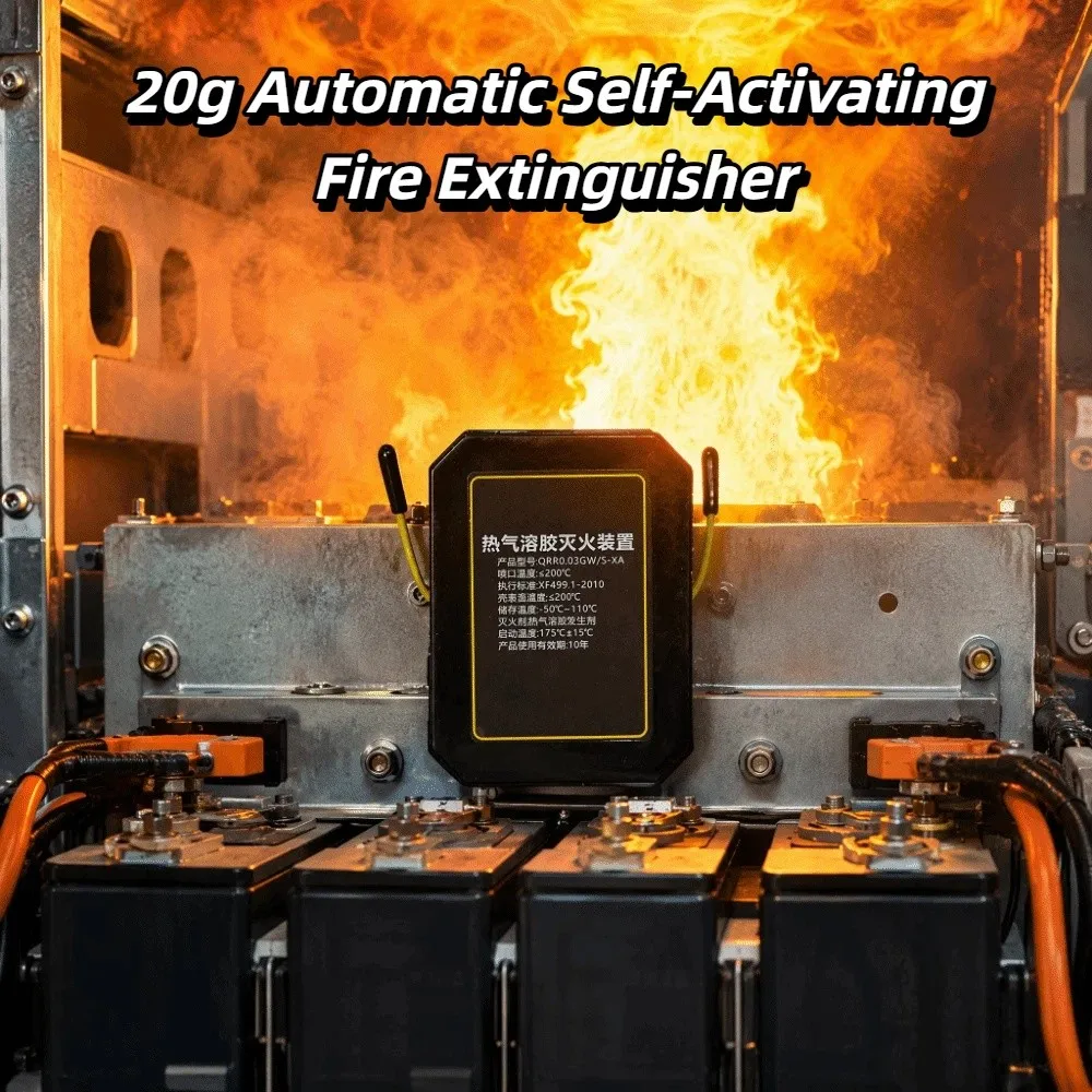 20g Aerosol Automatic Hot Aerosol Fire Sticker Compact Device Self-Activating Extinguishing Sticker Device