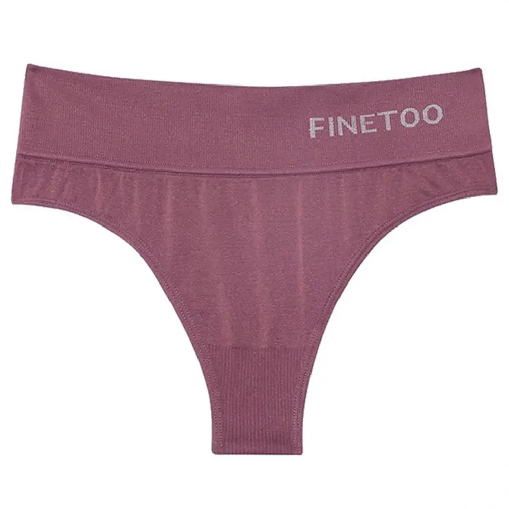 High Rise Panty For Ladies Panties Mid Waist Sports Breathable Stretch Brief Seamless High Elastic Sport Underwear Underpants