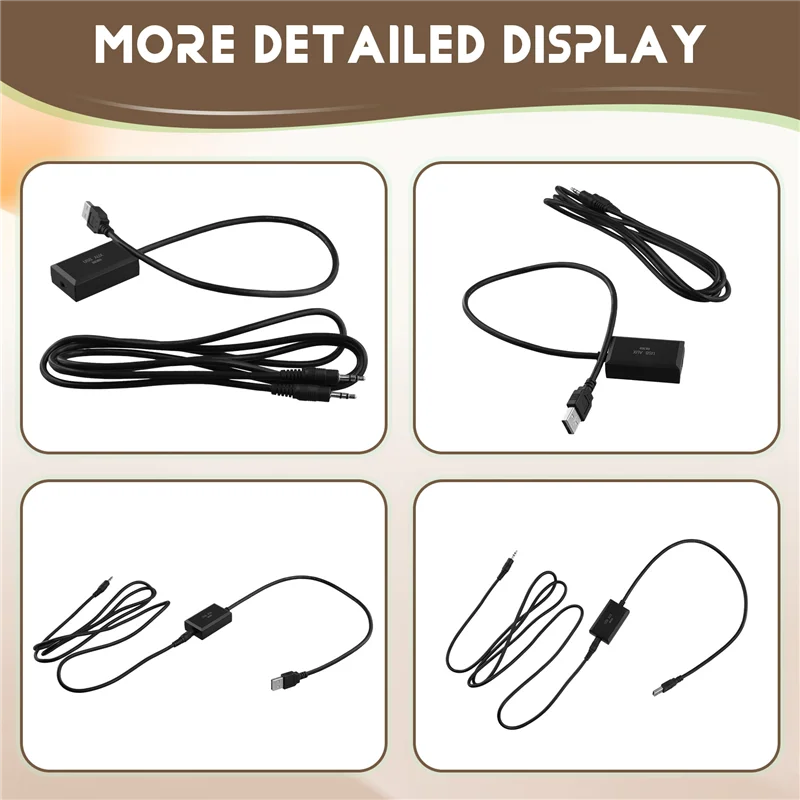 NEW-7 Inch Car Screen Audio Input AUX To USB Audio Output AUX Activator For Mercedes Benz NTG 5.0 System