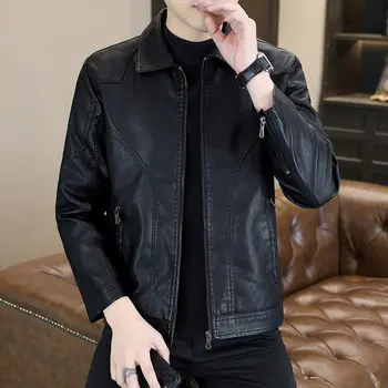 10 best sales جاكيتات جلدية رجالية - №7