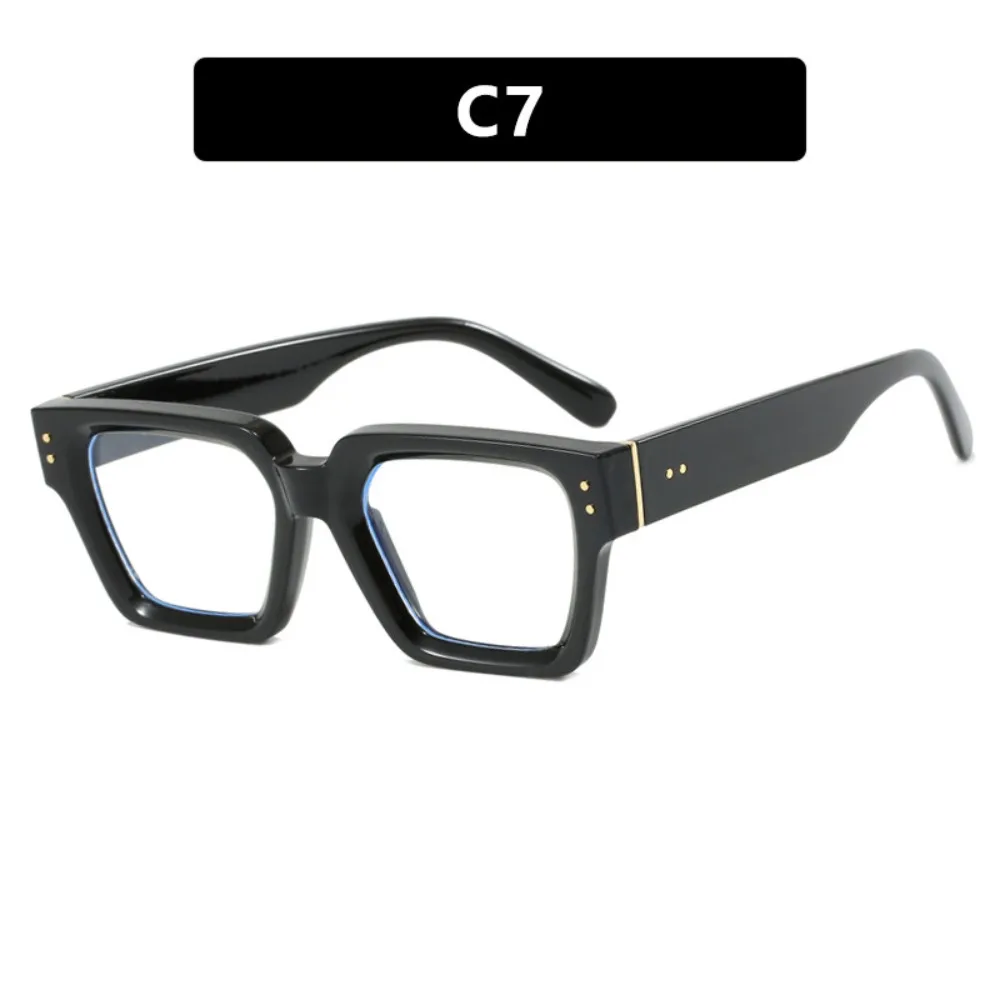 

Irregular Square Frame Sunglasses UV400 Leopard Print Multicolor Lenses Eyewear Shades Rice Nail UV400 Sun Glasses Outdoor