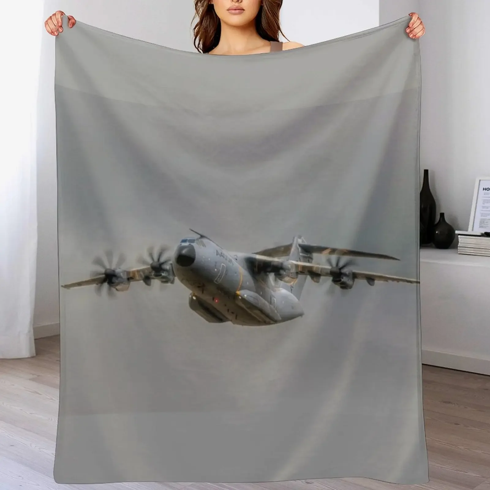 Airbus A400M Throw Blanket Cute Hairys Bed Retros Blankets