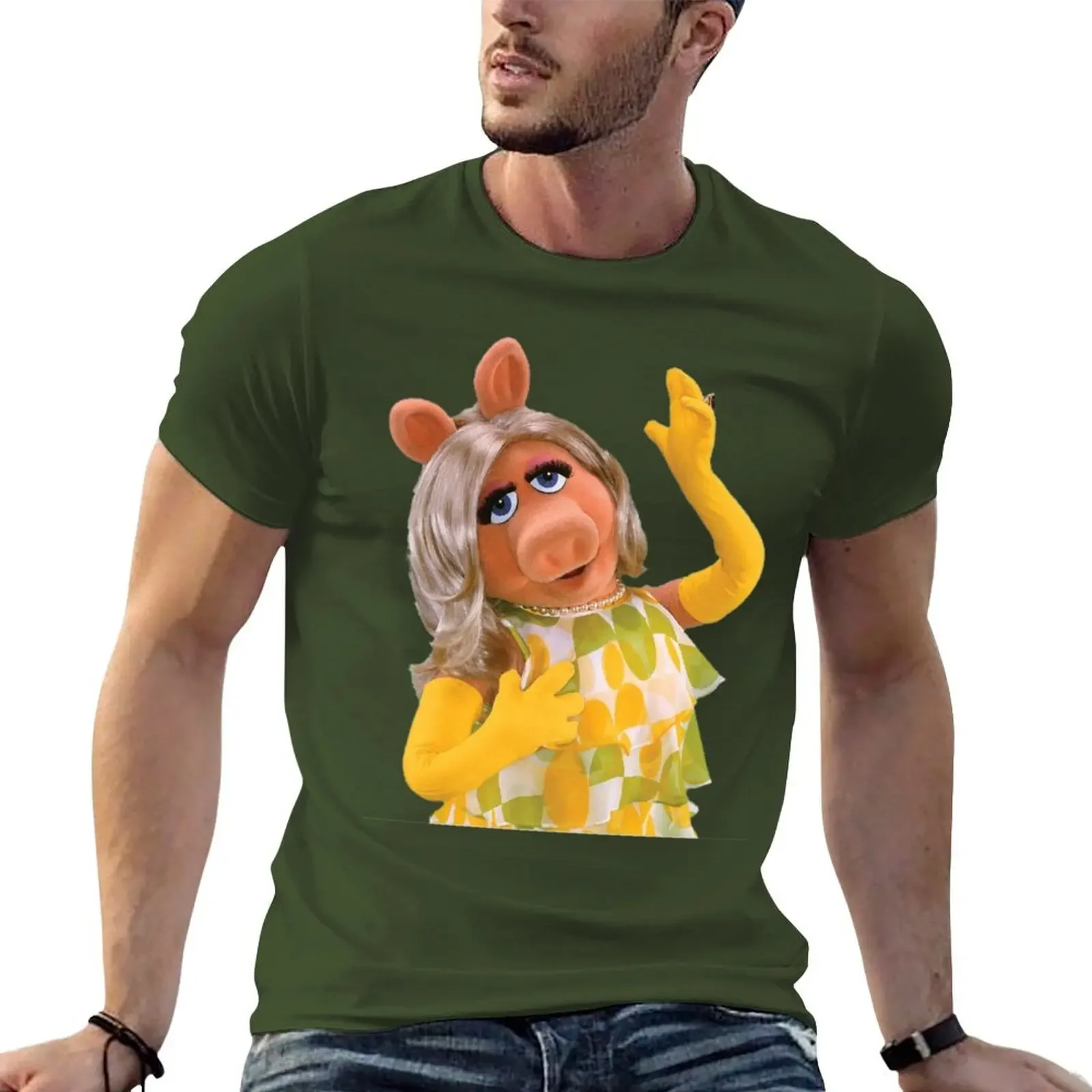 STAR OF THE SHOW PIGGY T-shirt blanks shirts graphic tees mens t shirt