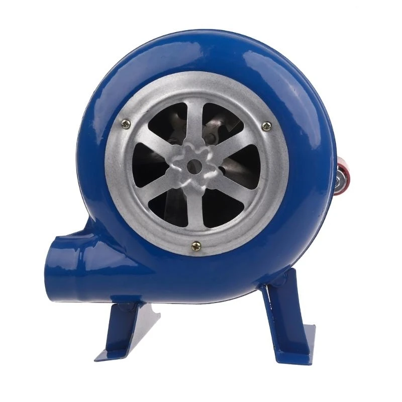 

Вентилятор для барбекю, воздуходувка для барбекю, 150/120/80 Вт, мини-кузнечная воздуходувка с воздуховодом, железная шестерня,