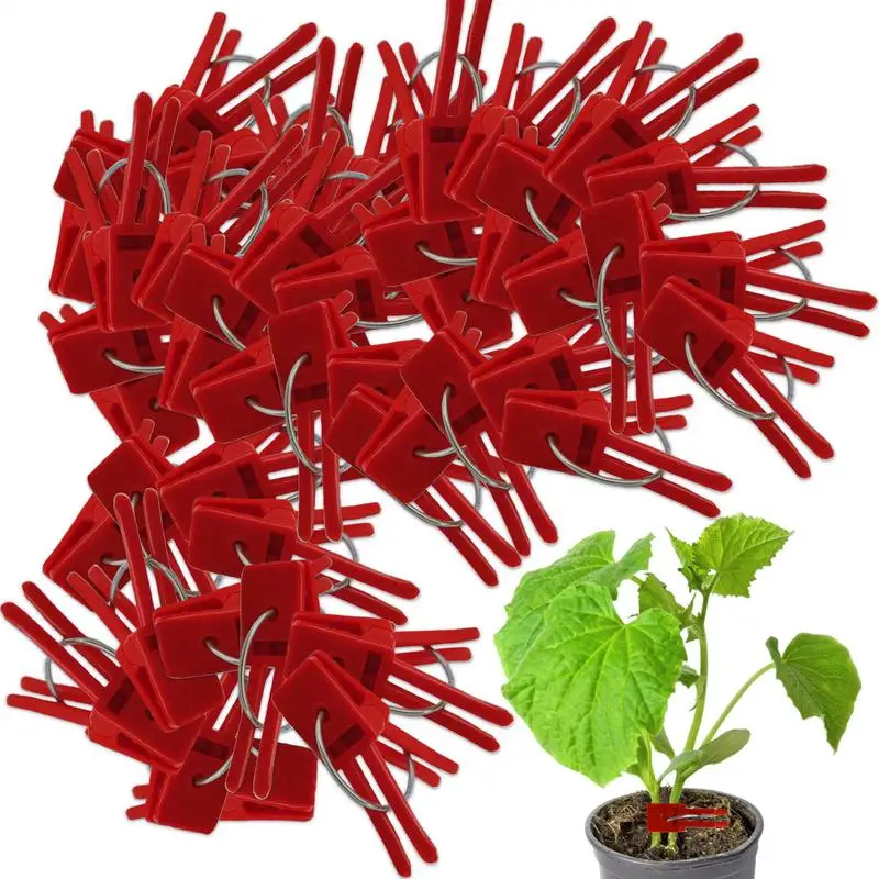 Grafting Clips Eggplant Grafting Clamp Houseplant Support Clips for Cucumber Eggplant Tomato Watermelon Gardening Tool