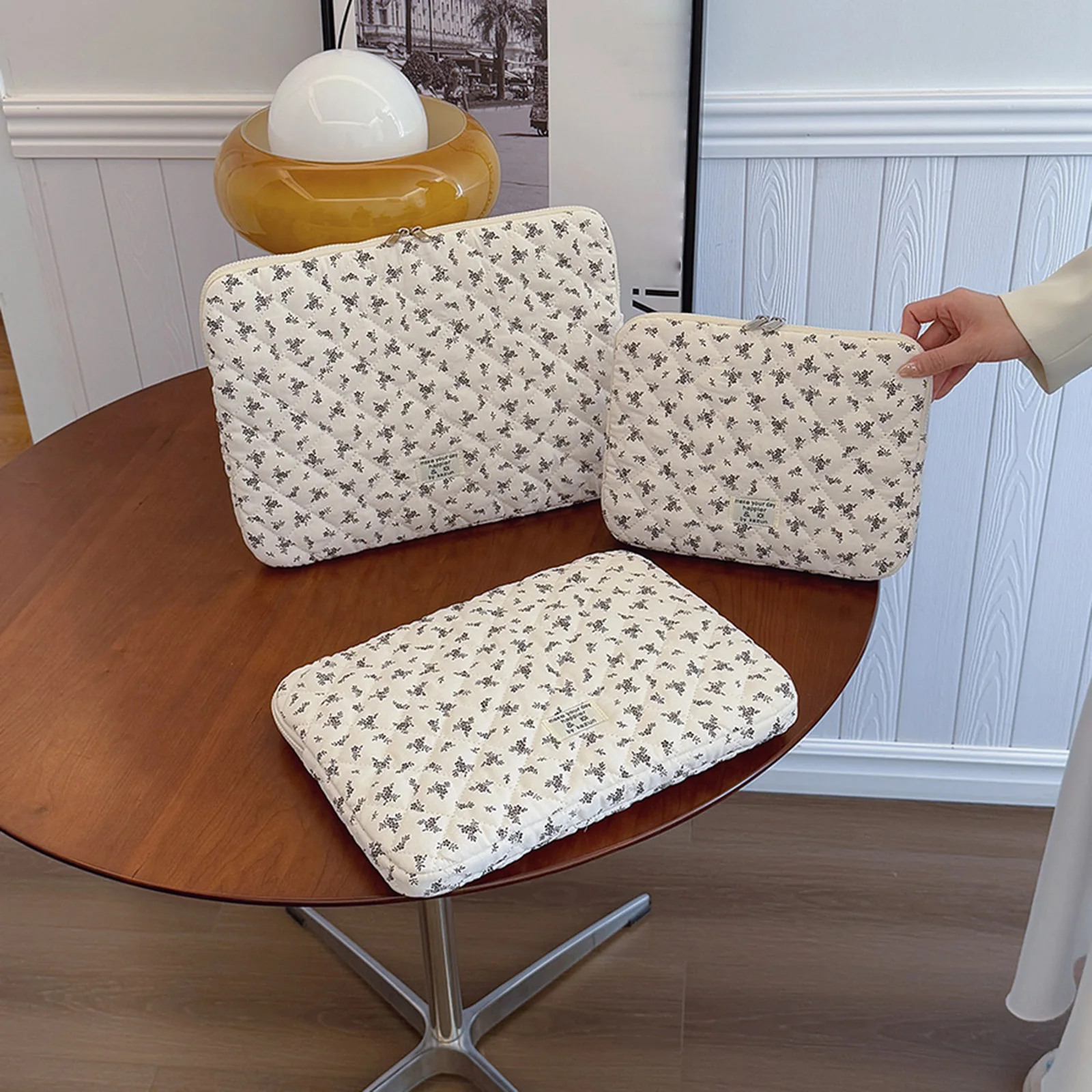 

Чехол для ноутбука, милая сумка для компьютера, стеганые чехлы для ноутбука с кленовым листом, мягкий чехол, аксессуары, рабочая учебная сумка