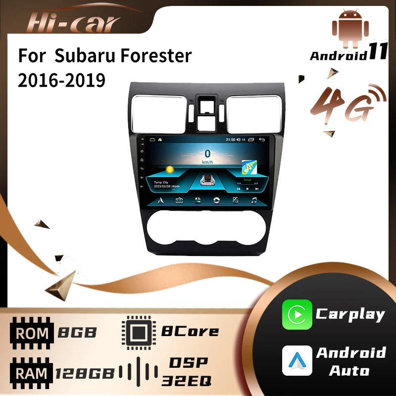 

2 Din Autoradio for Subaru Forester 2016-2019 Car Stereo WiFi Carp lay GPS Navigation Multimedia Video Player Head Unit